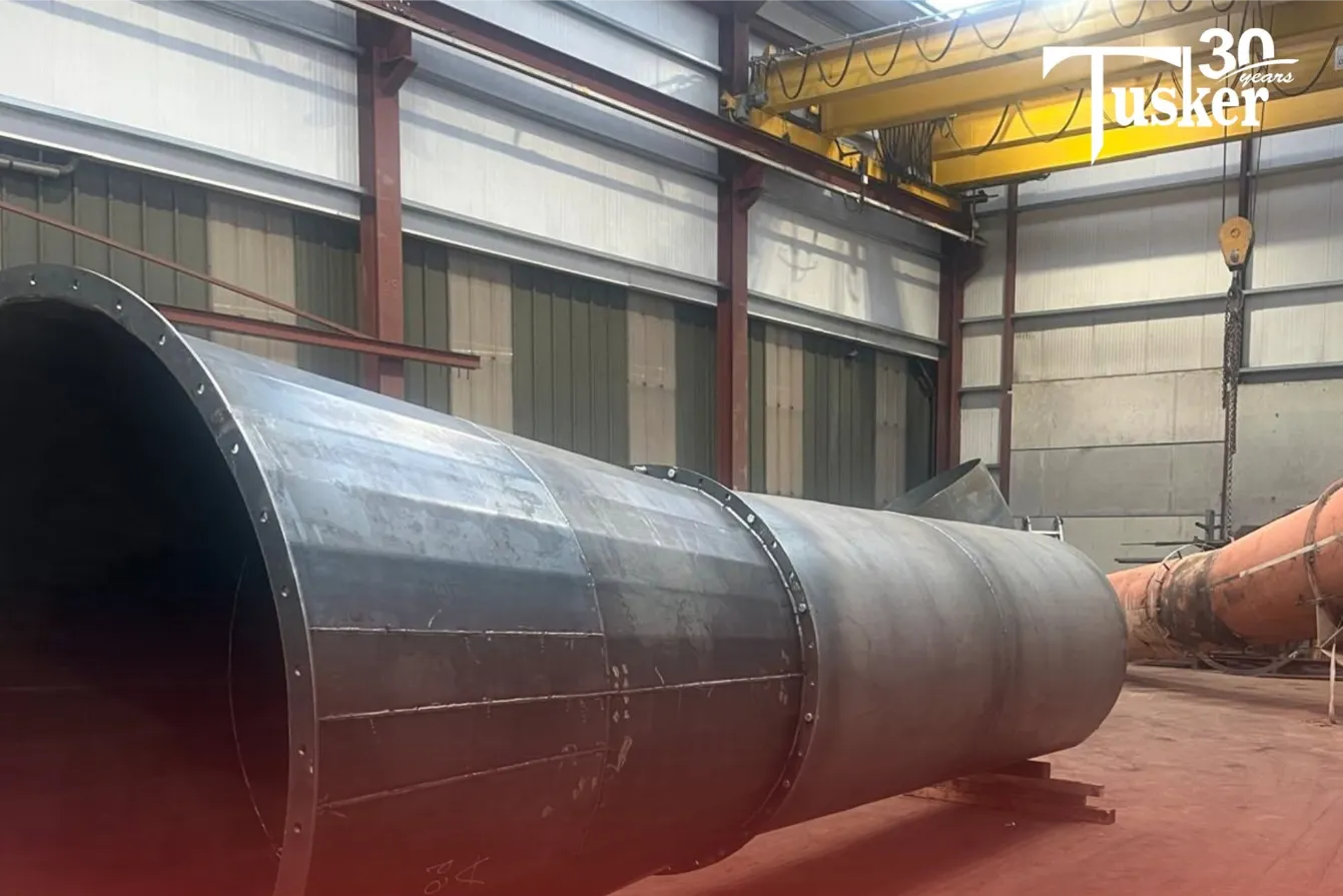 Tusker custom ducting fabrication background