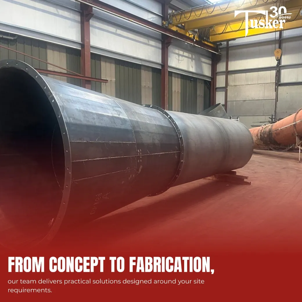 Tusker custom ducting industrial system image