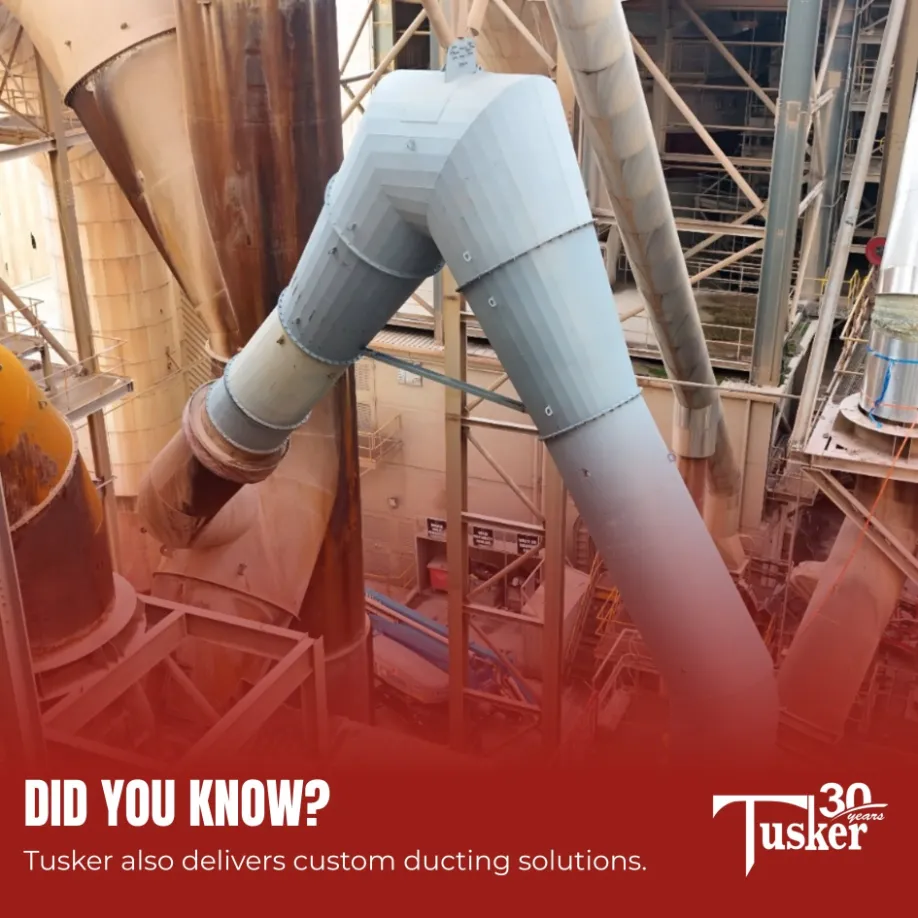 Tusker custom ducting 3D scanning image